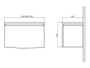 Мебель BelBagno Moderno Formica BB800DA