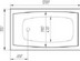 Ванна акриловая 1MarKa Viola 120x70