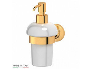 Держатель с емкостью для жидкого мыла 3SC Stilmar Gold STI 205