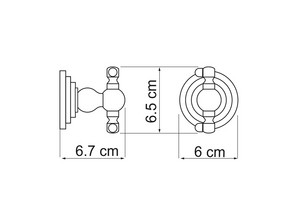Крючок двойной Wasserkraft Ammer К-7023