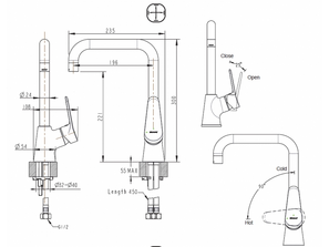 Смеситель для кухни BRAVAT Eco EC 1319