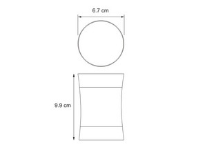 Стакан для зубных щёток Wasserkraft Wern K-7528