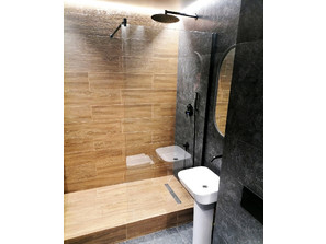 Душевая стенка Oporto Shower 801B 50x190 см стекло прозрачное 8 мм 
