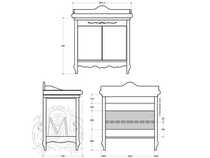 Мебель для ванной Migliore Impero ML.IMP-BA090