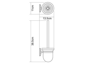 Щетка для унитаза Wasserkraft Rhein K-6227