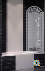 Шторка на ванну Vegas Glass EV arc B1 0075 