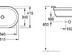Раковина встраиваемая под столешницу Villeroy & Boch Architectura 4176 60 01 alpin 	                   
