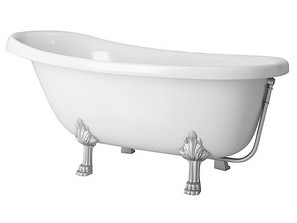  Ванна из литьевого мрамора Castone Даллас 170*80 белый