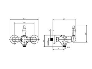 Смеситель для душа  Boheme Provance Ripresa 364