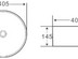 Раковина накладная BelBagno BB1409H300