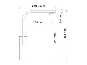 Смеситель для кухни  Wasserkraf  Alme 1507