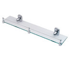  Полка стеклянная с бортиком Wasserkraft Oder K-3044