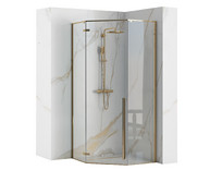 Душевой уголок REA DIAMOND 90*90 GOLD REA-K4904