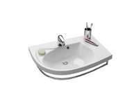 Раковина подвесная RAVAK Comfort с полотенцедержателем