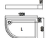 Душевой поддон BandHours Alba L/R - Tray 120*80