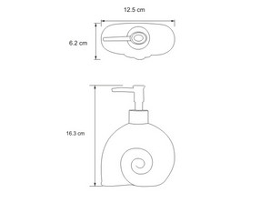 Дозатор для жидкого мыла Wasserkraft  Isen K-2199