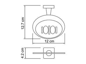 Мыльница решетка Wasserkraft Lippe К-6569
