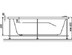Ванна акриловая RELISAN Zoya 150x95