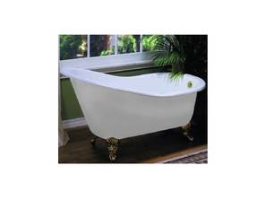 Ванна свободностоящая Magliezza Beatrice 153x76 ножки бронза