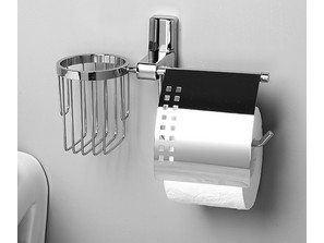 Держатель туалетной бумаги и освежителя Wasserkraft Leine К-5059