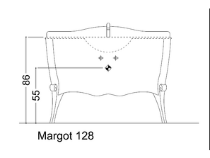 Мебель для ванной  Cezares Classico Margot 128