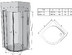 Душевой уголок RAVAK SmartLine  SMSKK4-90