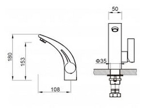 Смеситель для раковины Zeegres Z.ART 54003001