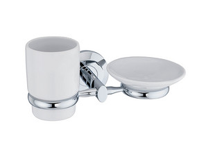 Держатель стакана и мыльницы Wasserkraft Rhein K-6226C