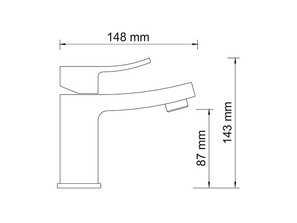 Смеситель для раковины Wasserkraft  Aller 1063