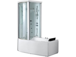 Ванна акриловая комбинированная GEMY G8040 B L (ванна + душевая кабина)