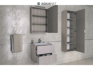 Зеркальный шкаф AQUANET Алвита 70