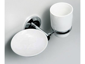 Держатель стакана и мыльницы Wasserkraft Rhein K-6226C