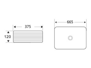 Раковина накладная BelBagno BB1422