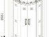 Душевой уголок BAS ALTAIR R-TD-90-C-CH  90*90