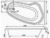 Ванна акриловая VAGNERPLAST Avona 150*90