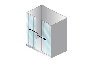 Душевая дверь Kolpa - san Q-line TV/4D 130