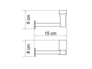 Держатель туалетной бумаги Wasserkraft Exter К-5296