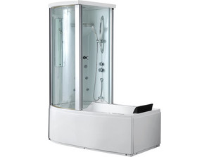 Ванна акриловая комбинированная GEMY G 8040 С L (ванна + душевая кабина)