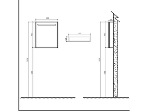 Зеркальный шкаф BelBagno SPC-1A-DL-BL-500