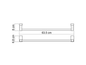 Штанга для полотенец Wasserkraft Leine К-5030