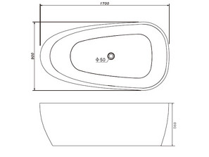 Ванна свободностоящая ABBER AB9210