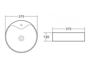 Раковина накладная BelBagno BB1400