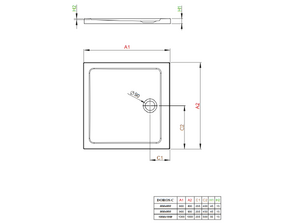 Душевой поддон Radaway Doros Plus C 90*90
