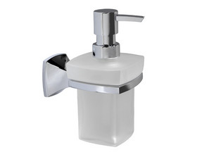 Дозатор для жидкого мыла стеклянный, 230 ml Wasserkraft Wern  К-2599