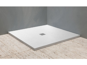 Душевой поддон  Kolpa san Hora tile stone 90*90 White 