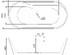 Свободностоящая акриловая ванна BelBagno BB14-NERO/BIA
