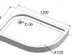 Душевой поддон BelBagno Tray-BB-RH 120*80