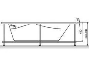 Ванна акриловая RELISAN Liliya 175x90
