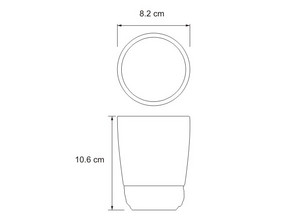 Стакан для зубных щеток Wasserkraft  Isen K-2128