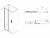 Душевая дверь  ABBER Schwarzer Diamant AG30120BH